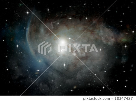 galaxy in a free space 18347427