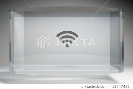 futuristic crystal display wifi 18347481