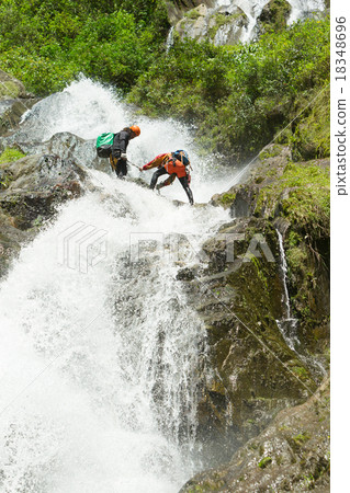 Waterfall Descent Canyoning Adventure Waterfall Descent Canyoning Adventure 18348696