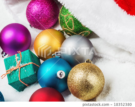 Christmas balls and gifts 18352380