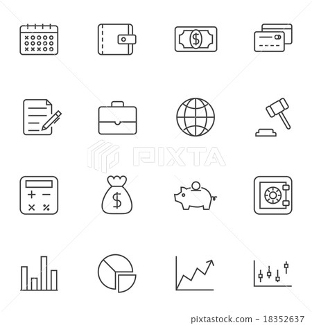 Business and Finance Icon set Business and Finance Icon set 18352637
