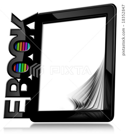 E-book Reader with Blank Pages 18352847