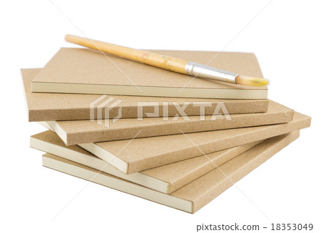 Blank books for writing with paint brush Blank books for writing with paint brush 18353049