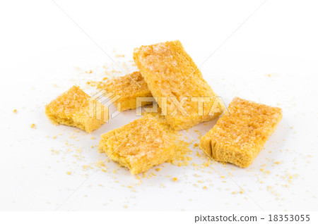 Crispy bread with sugar Crispy bread with sugar 18353055