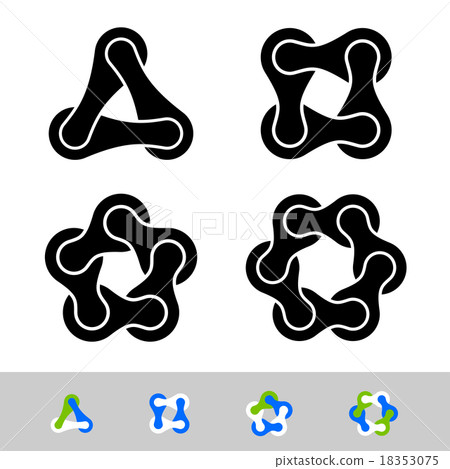 teamwork infinity chain icons 18353075