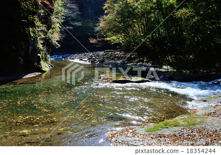 清楚的流程Abukuma河 - 2015年初秋天 清楚的流程Abukuma河 - 2015年初秋天 18354244