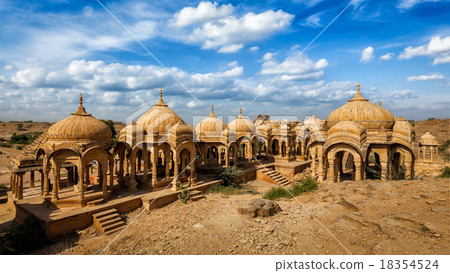 Bada Bagh cenotaphs in Jaisalmer, Rajasthan, India 18354524
