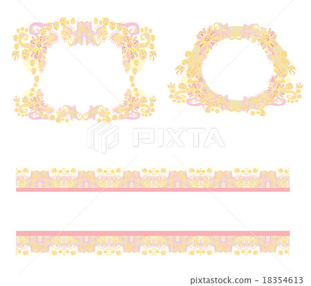 Set with vintage frame 18354613