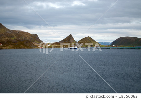 Fish Farm at the Porsangerfjord, Norway 18356062