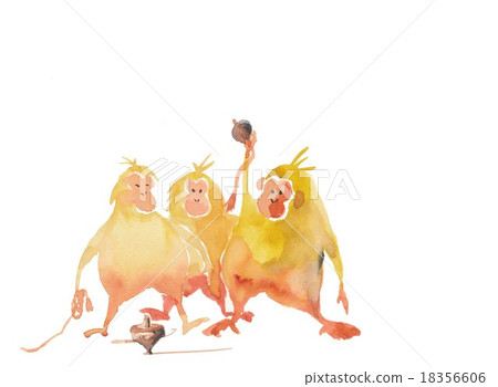Monkey New Year's material Monkey New Year's material 18356606