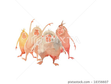 Monkey New Year's material Monkey New Year's material 18356607