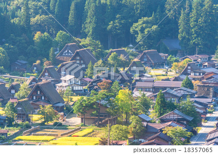 Autumn Shirakawa-go [From Ogimachi Castle Observatory] 18357065