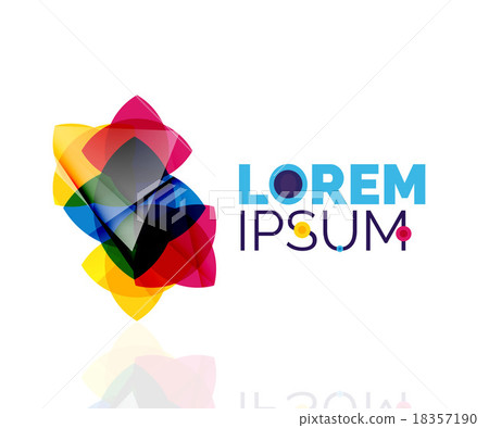 Logo, abstract geometric business icon Logo, abstract geometric business icon 18357190