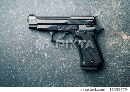 black handgun black handgun 18359779