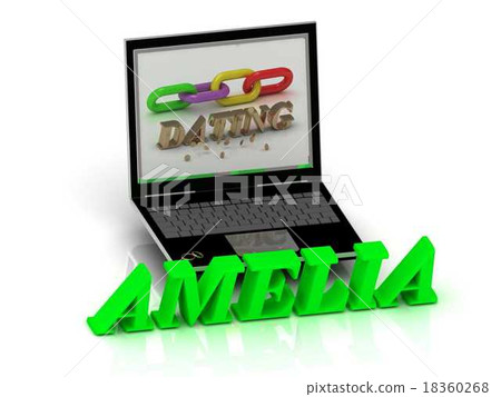 AMELIA- Name Family bright letters near Notebook AMELIA- Name Family bright letters near Notebook 18360268