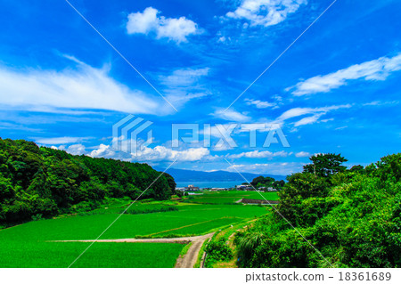 Country view from Unzen Green Road View over Kumamoto Country view from Unzen Green Road View over Kumamoto 18361689