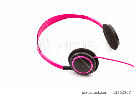Pink headphones. 18362867