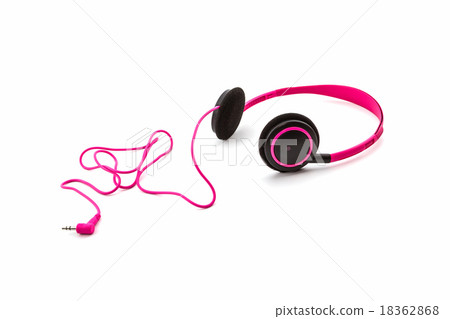 Pink headphones. 18362868