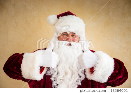Santa Claus showing thumbs up Santa Claus showing thumbs up 18364001