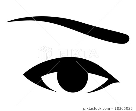 black human eye 18365025