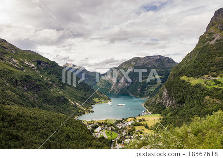 View to the Geirangerfjord View to the Geirangerfjord 18367618