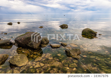 Foundlings on shore of the Baltic Sea 18367876