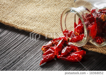 Red Hot Chili Peppers on a wooden board Red Hot Chili Peppers on a wooden board 18368052