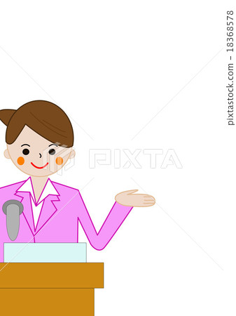 Speech woman 18368578
