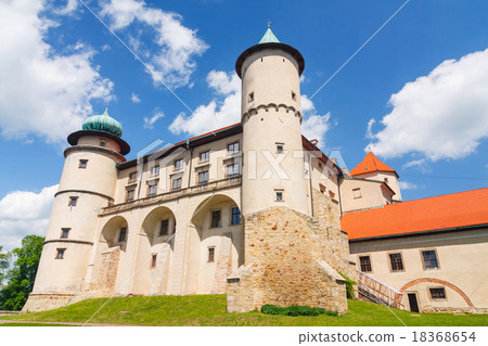 View of Nowy Wisnicz castle, Poland View of Nowy Wisnicz castle, Poland 18368654