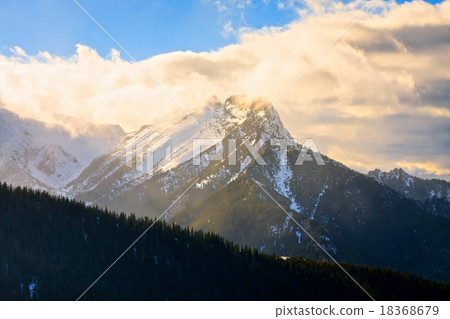 winter landscape, High Tatra Mountains winter landscape, High Tatra Mountains 18368679