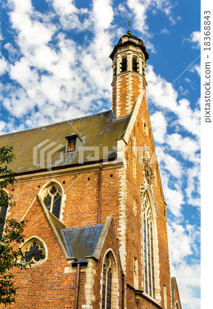 View of Madeleine chapel in Brussels - Belgium View of Madeleine chapel in Brussels - Belgium 18368843