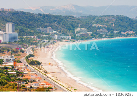 landscape of Rhodes Island, Greece landscape of Rhodes Island, Greece 18369283