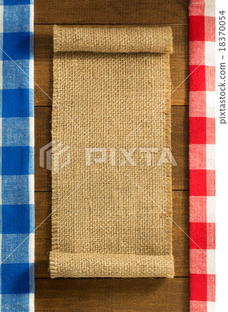burlap hessian sacking on wooden burlap hessian sacking on wooden 18370054