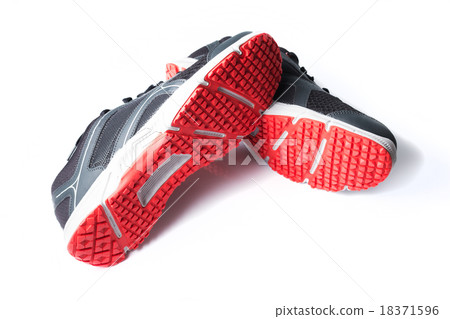 New unbranded running shoe color black and red 18371596