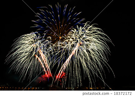 Fireworks over the city of Hakodate -11th February Fireworks over the city of Hakodate -11th February 18372172