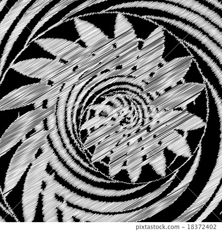 Abstract Psychedelic Art Background. Vector Abstract Psychedelic Art Background. Vector 18372402