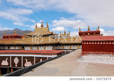 Jokhang temple in Lhasa, Tibet 18372674