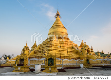 Kuthodaw Pagoda in Mandalay, Myanmar 18372771