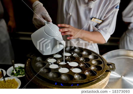 Kind of Thai sweetmeat. Coconut milk mix Kind of Thai sweetmeat. Coconut milk mix 18373093