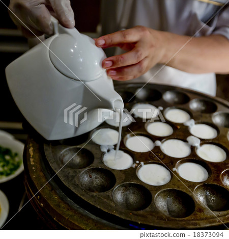 Kind of Thai sweetmeat. Coconut milk mix Kind of Thai sweetmeat. Coconut milk mix 18373094