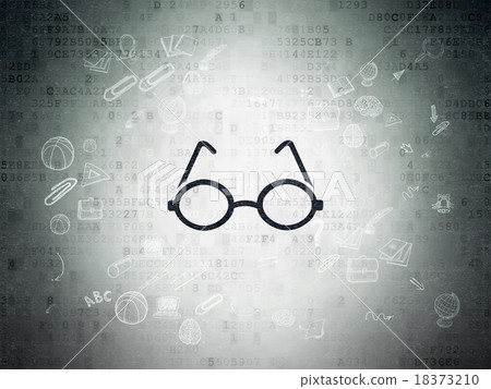 Studying concept: Glasses on Digital Paper 18373210