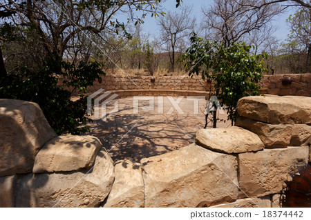Maze, labyrinth in Lost City, South Africa 18374442