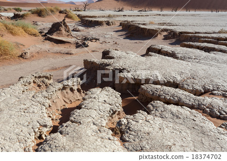 beautiful sunrise landscape of hidden Dead Vlei beautiful sunrise landscape of hidden Dead Vlei 18374702