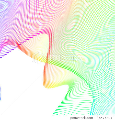 abstract stylized lines, vector-插圖素材 [18375805] - PIXTA圖庫