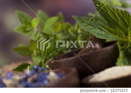 Natural remedy,Herbal medicine and wooden Natural remedy,Herbal medicine and wooden 18375875