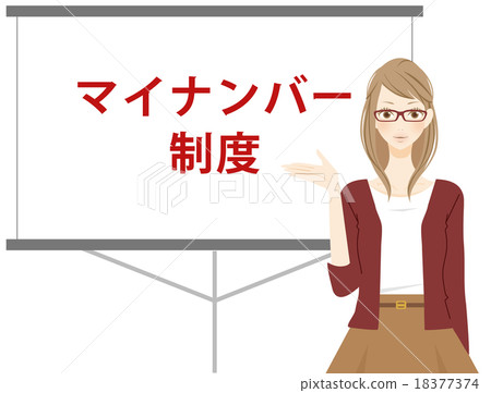 A woman explaining my number system 18377374