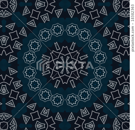 Colorful kaleidoscope pattern, abstract design 18382363