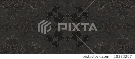 Brown Ethnic pattern. Abstract kaleidoscope Brown Ethnic pattern. Abstract kaleidoscope 18383297
