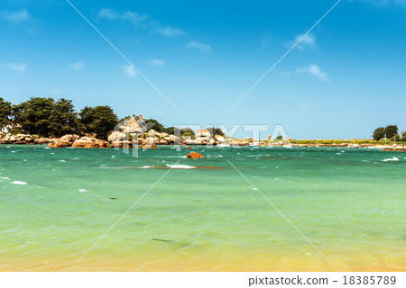 coastal landscape of Bretagne, northern France 18385789