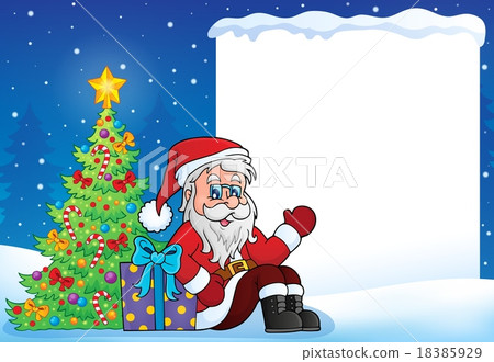 Christmas topic frame 8 Christmas topic frame 8 18385929
